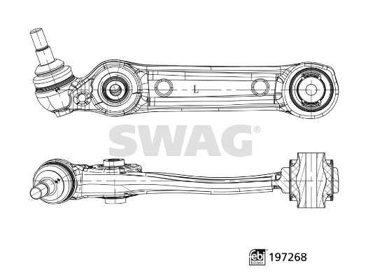 Swag Draagarm, wielophanging 33 11 2537
