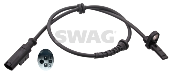 Swag ABS sensor 40 10 0988