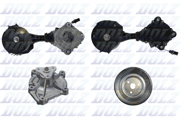 Dolz Poly V-riemen kit inclusief waterpomp KD173T
