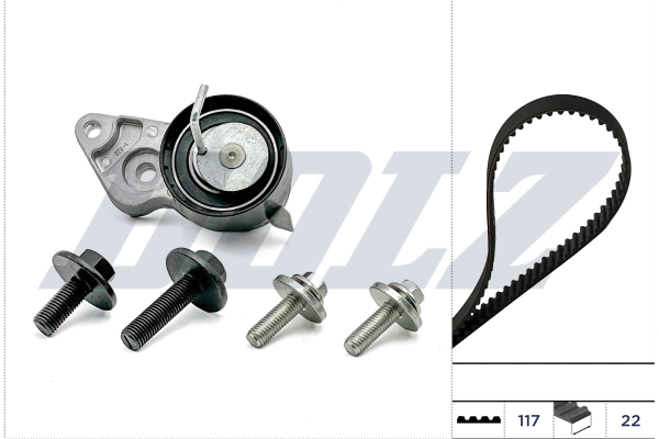 Dolz Distributieriem kit SKD127
