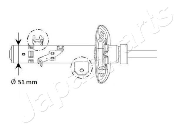 Japanparts Schokdemper MM-01130