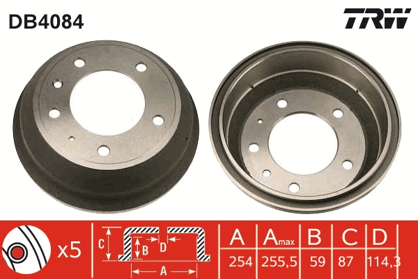 TRW Remtrommel DB4084