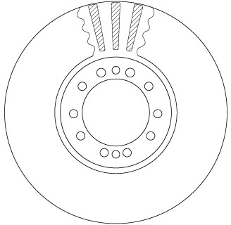 TRW Remschijven DF5071S