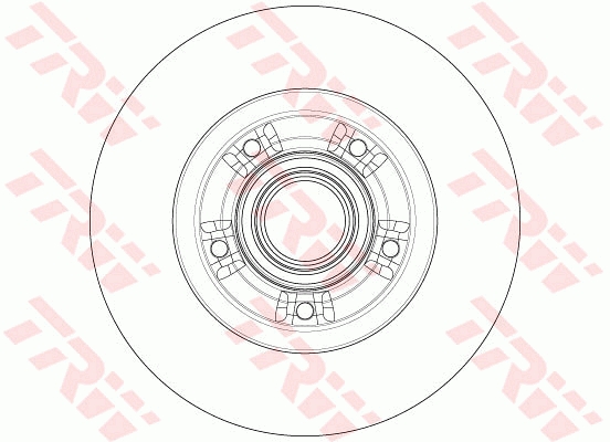 TRW Remschijven DF6203BS