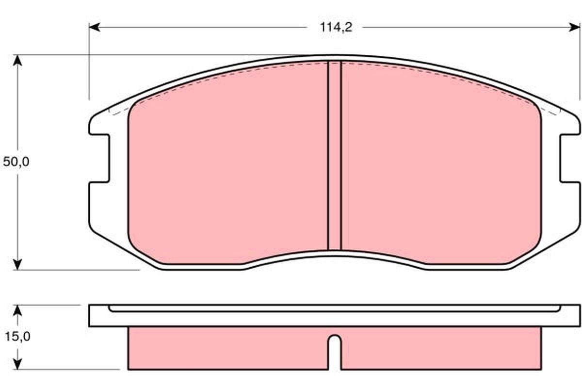 TRW Remblokset GDB1129
