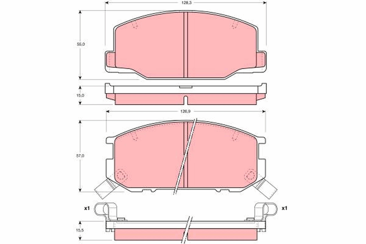 TRW Remblokset GDB1190