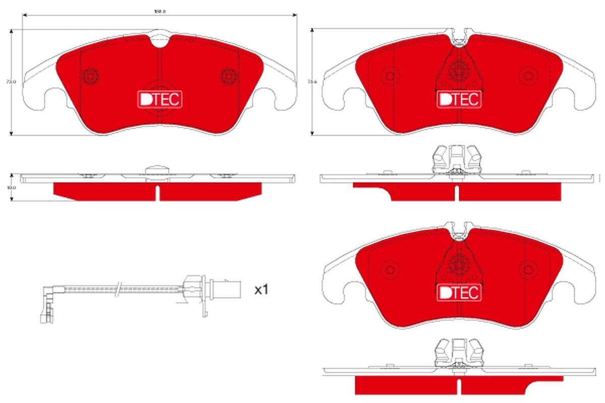 TRW Remblokset GDB1916DTE