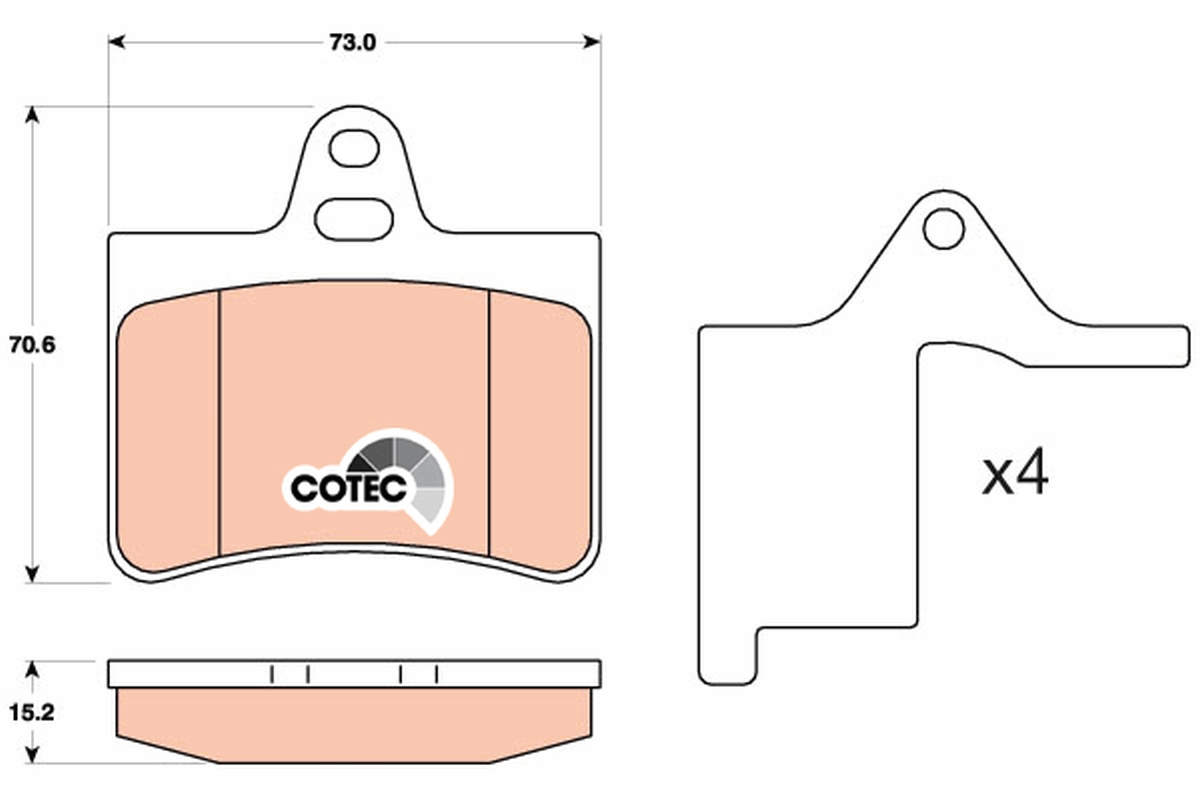 TRW Remblokset GDB2030