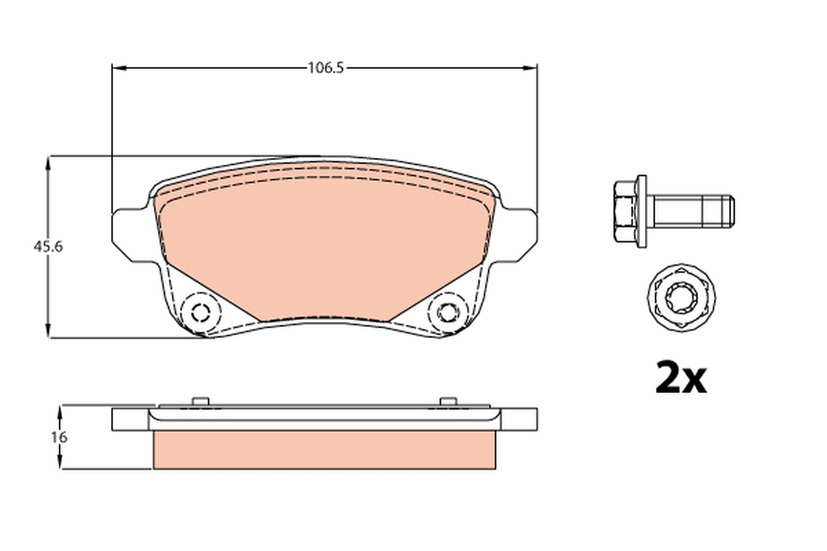 TRW Remblokset GDB2082