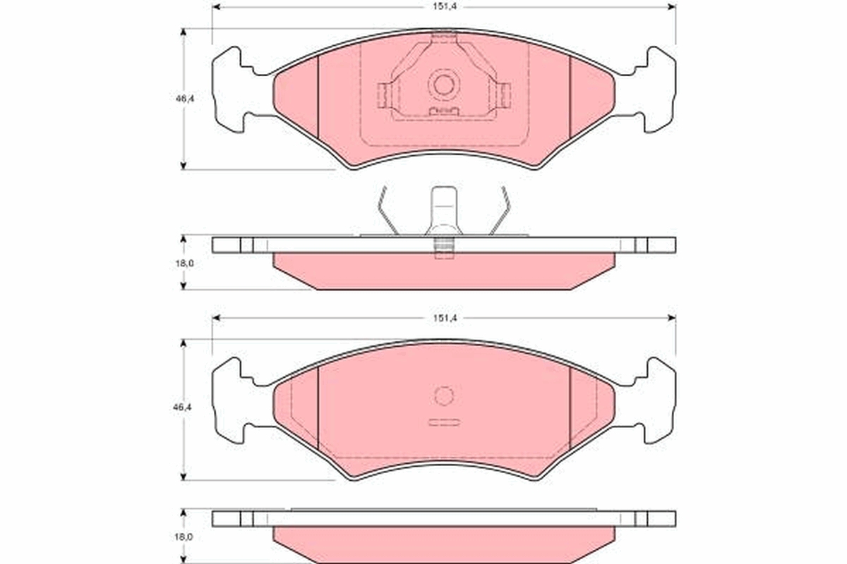 TRW Remblokset GDB3178