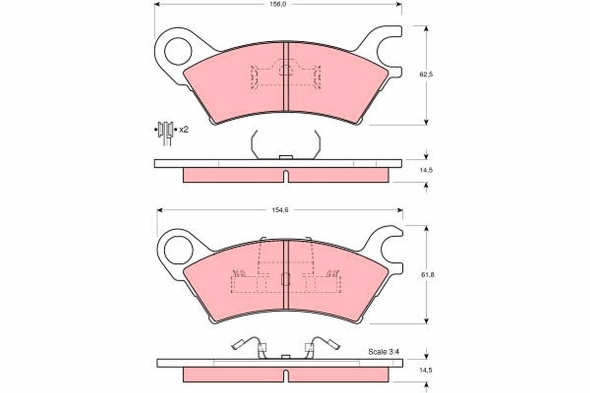 TRW Remblokset GDB324
