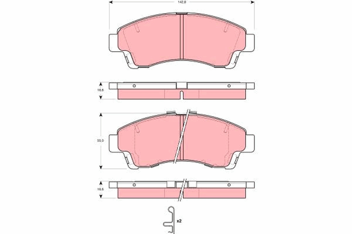 TRW Remblokset GDB3321