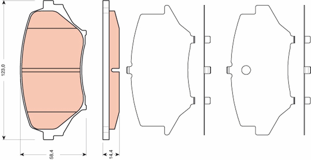 TRW Remblokset GDB3401