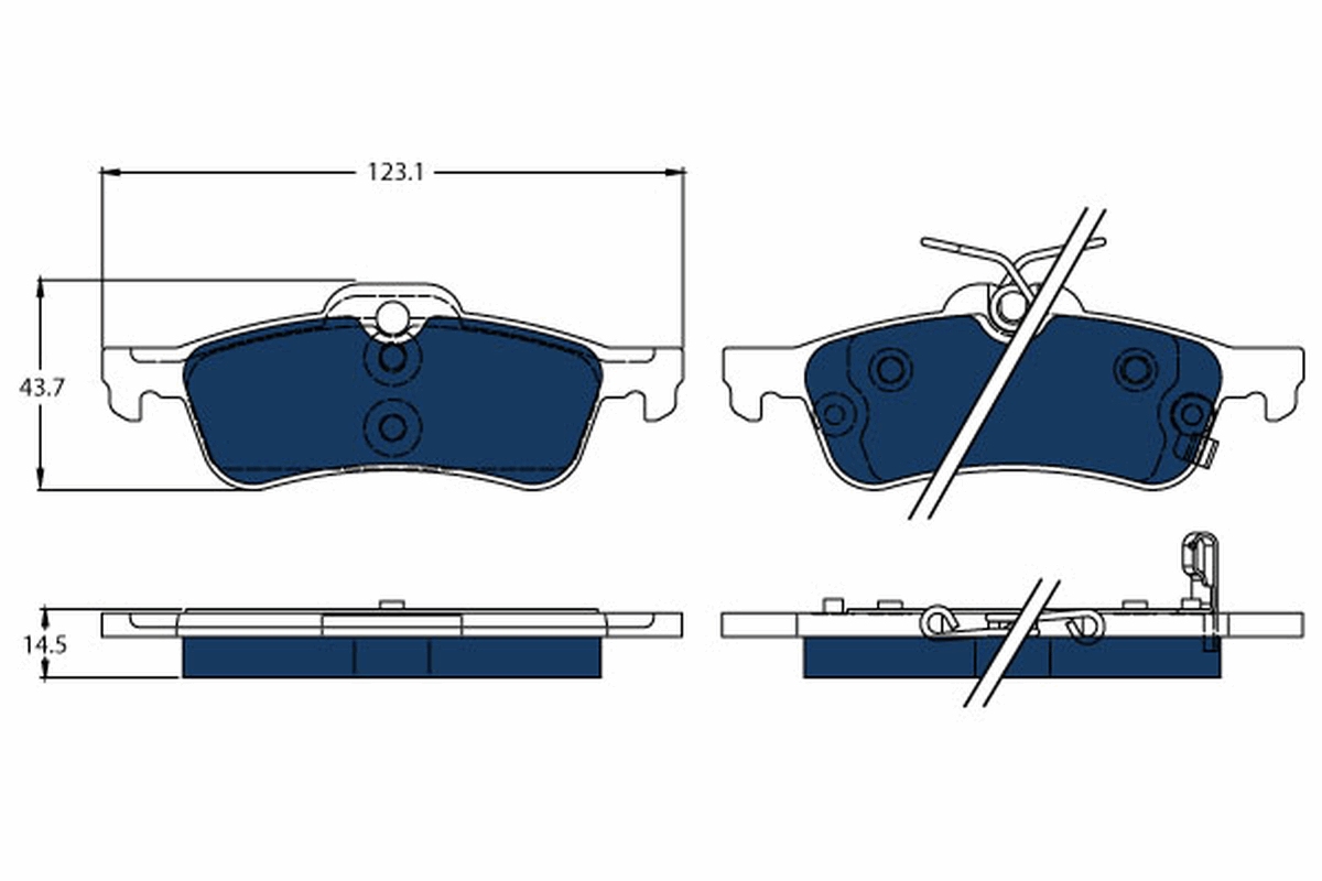 TRW Remblokset GDB3458BTE