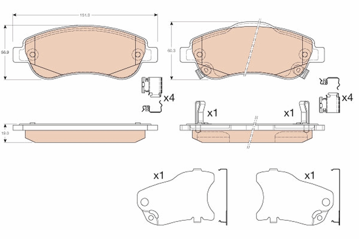 TRW Remblokset GDB3559