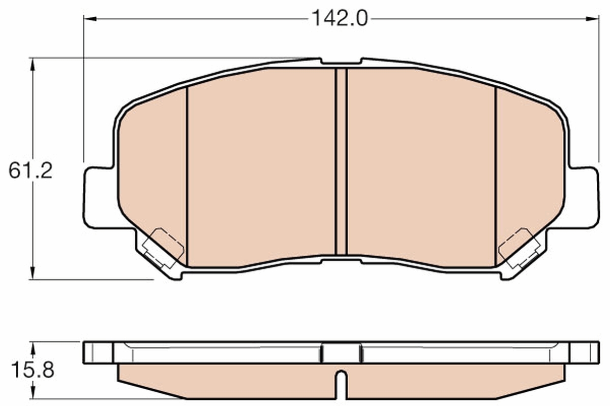 TRW Remblokset GDB3562