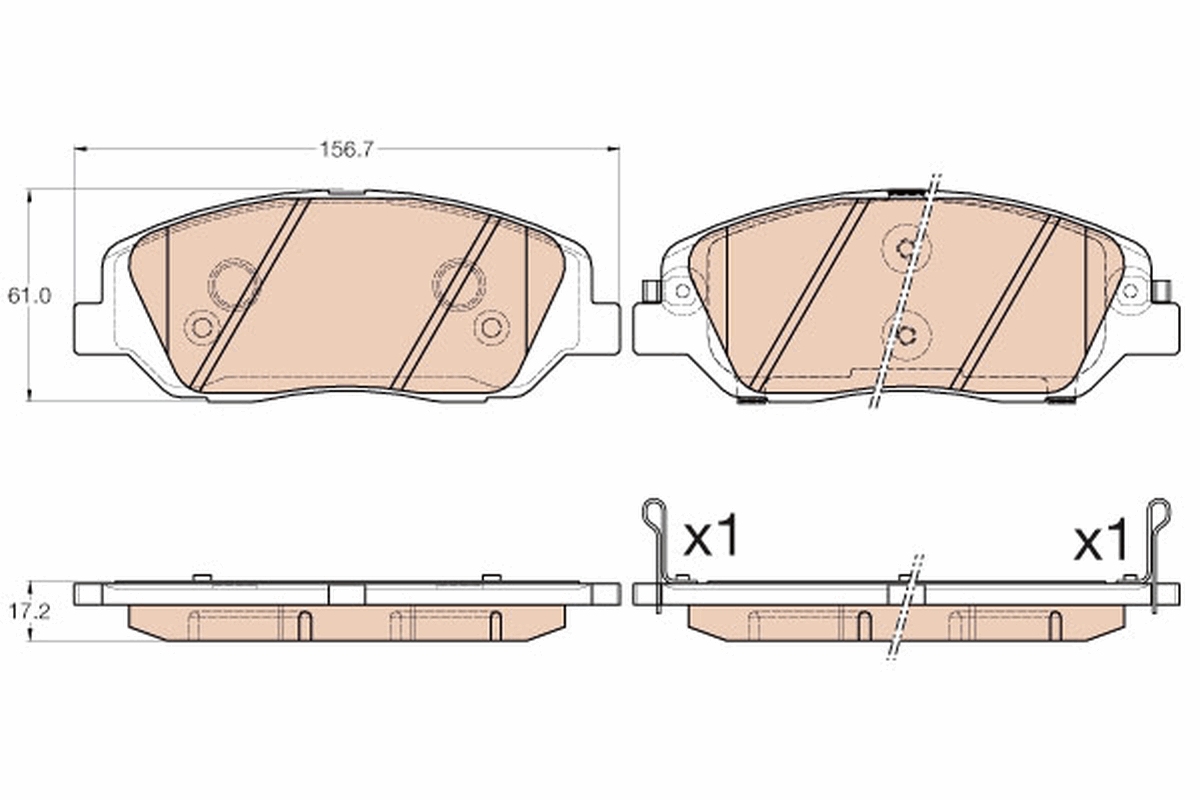 TRW Remblokset GDB3574