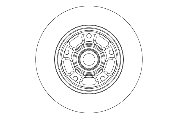 TRW Remschijf DF6549BS