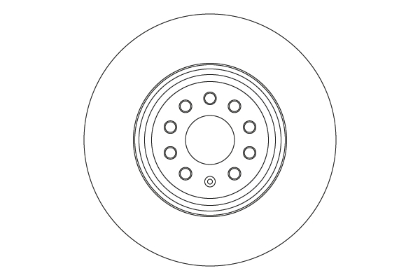 TRW Remschijf DF6770S