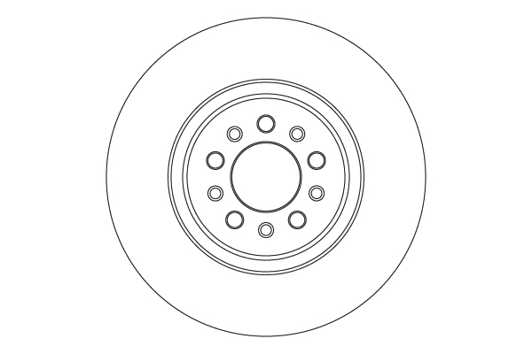 TRW Remschijf DF6837S
