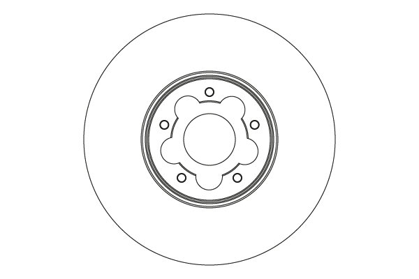 TRW Remschijf DF6877S