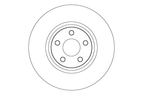 TRW Remschijf DF6998S