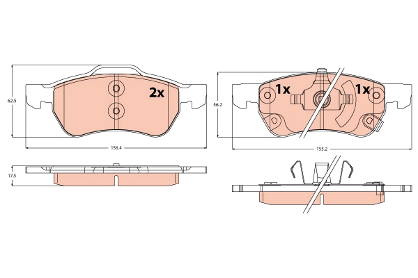 TRW Remblokset GDB2383