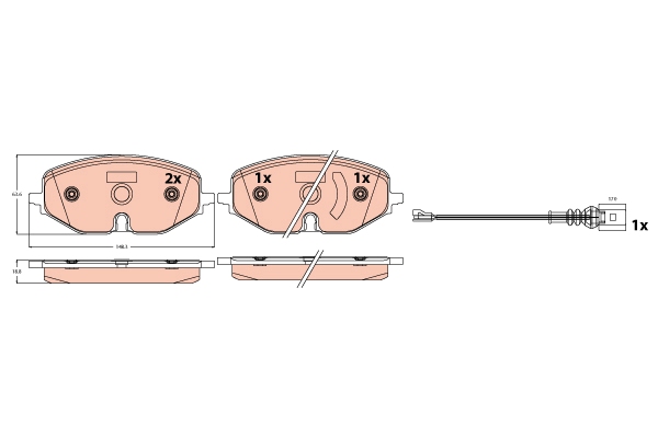 TRW Remblokset GDB2392