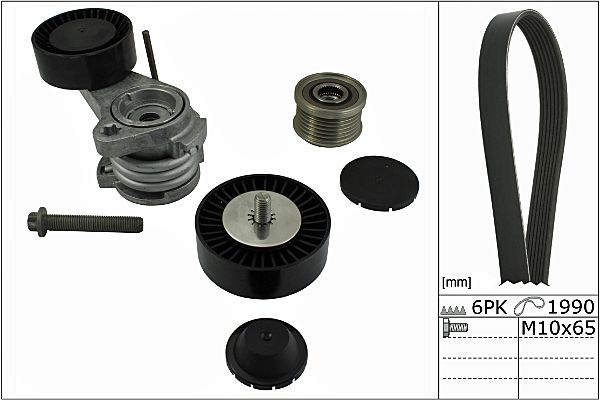 Hepu Poly V-riemen kit 20-1857