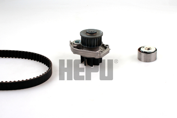 Hepu Distributieriem kit inclusief waterpomp PK12012