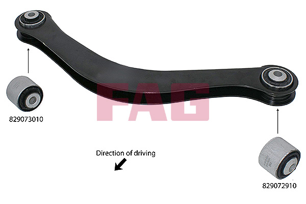 FAG Draagarmrubber 829 0730 10