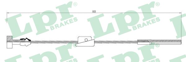 LPR Handremkabel C0247B