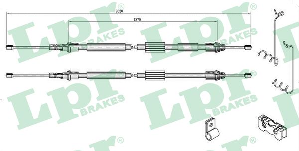 LPR Handremkabel C0283B