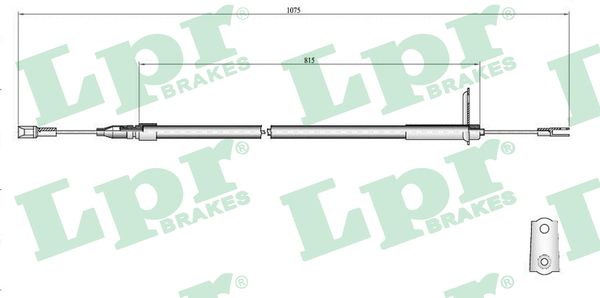 LPR Handremkabel C0407B