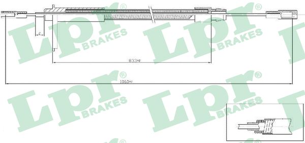 LPR Handremkabel C0435B