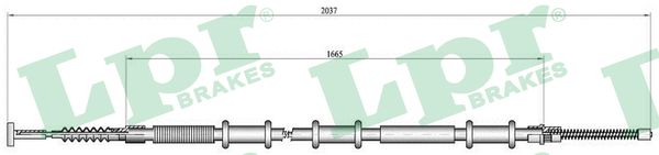 LPR Handremkabel C0470B