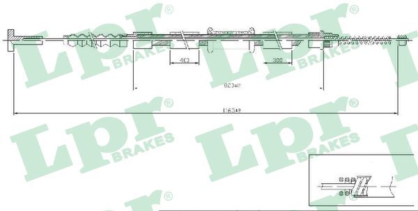 LPR Handremkabel C0471B