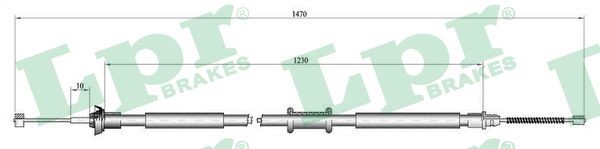 LPR Handremkabel C0521B