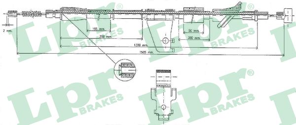 LPR Handremkabel C0527B