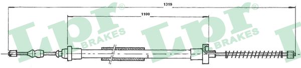 LPR Handremkabel C0606B