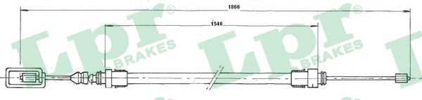 LPR Handremkabel C0625B