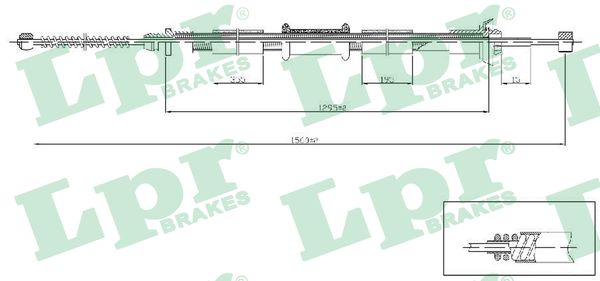 LPR Handremkabel C0653B