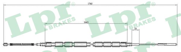 LPR Handremkabel C0657B