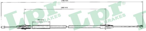 LPR Handremkabel C0707B