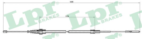 LPR Handremkabel C0800B