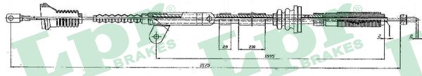 LPR Handremkabel C0838B