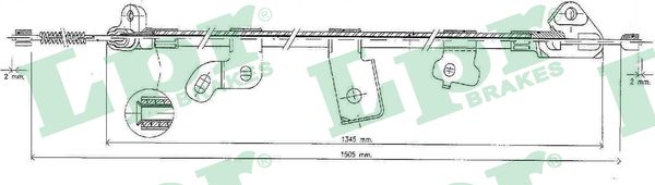 LPR Handremkabel C0891B