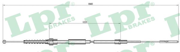 LPR Handremkabel C0933B