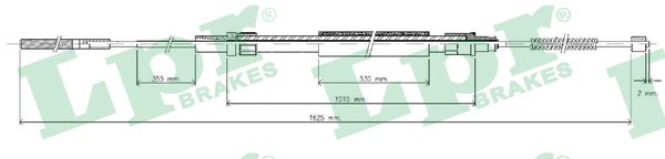 LPR Handremkabel C0960B