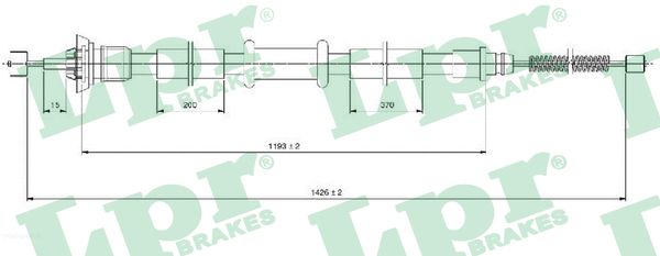 LPR Handremkabel C1247B